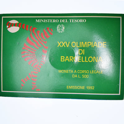 Moneta, 
            
               Italia, 
            
               Summer Olympics 1992