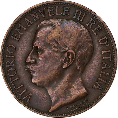 Italia, 
            
               Vittorio Emanuele III, 
            
               10 Centesimi