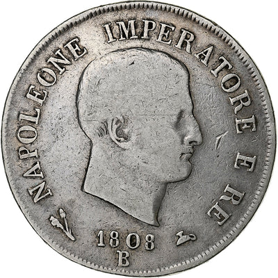 STATI ITALIANI, 
            
               5 Lire, 
            
               1808