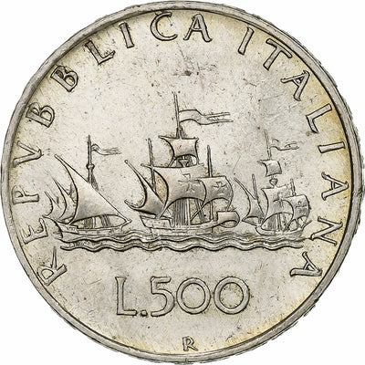 Italia, 
            
               500 Lire, 
            
               1959