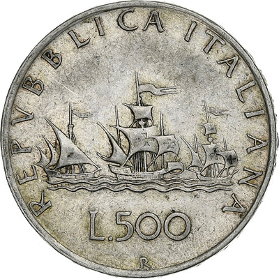 Italia, 
            
               500 Lire, 
            
               1960