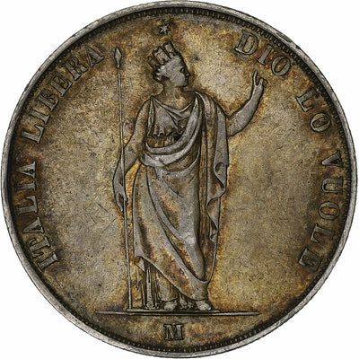 STATI ITALIANI, 
            
               LOMBARDY-VENETIA, 
            
               5 Lire