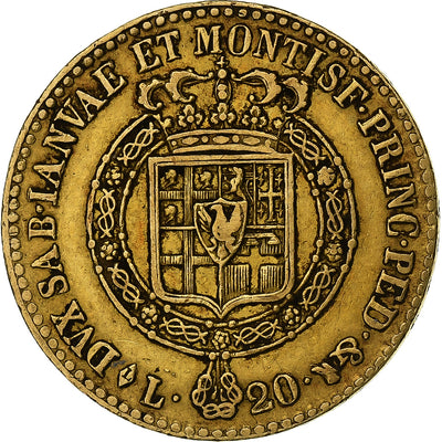 Italia, 
            
               Vittorio Emanuele I, 
            
               20 Lire