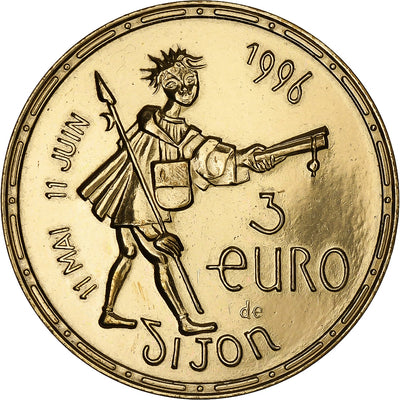 Francia, 
            
               3 Euro, 
            
               DIJON