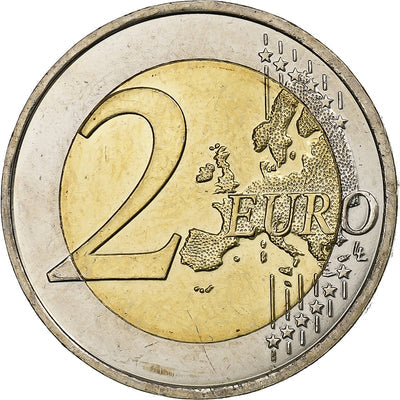 Francia, 
            
               2 Euro, 
            
               Construction de la paix