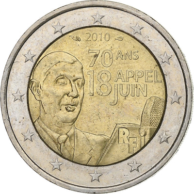 Francia, 
            
               2 Euro, 
            
               2010