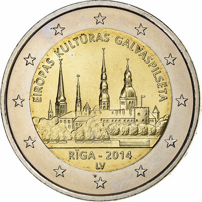 Lettonia, 
            
               2 Euro, 
            
               2014