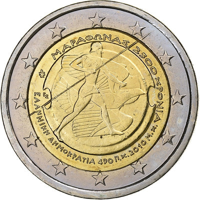 Grecia, 
            
               2 Euro, 
            
               2010