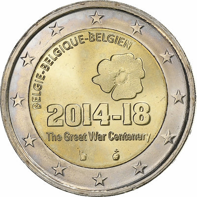 Belgio, 
            
               2 Euro, 
            
               2014