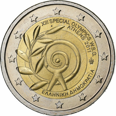 Grecia, 
            
               2 Euro, 
            
               2011