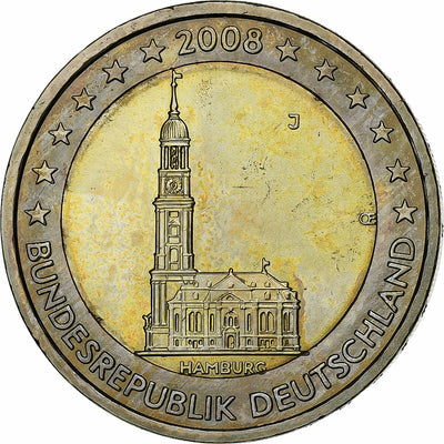 GERMANIA - REPUBBLICA FEDERALE, 
            
               2 Euro, 
            
               2008