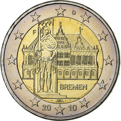 GERMANIA - REPUBBLICA FEDERALE, 
            
               2 Euro, 
            
               2010