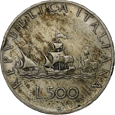 Italia, 
            
               500 Lire, 
            
               1961