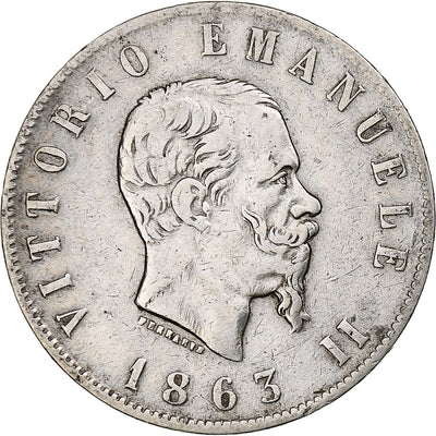 Italia, 
            
               Vittorio Emanuele II, 
            
               2 Lire