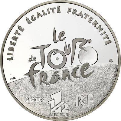 Francia, 
            
               1 1/2 Euro, 
            
               Centenaire du tour de France