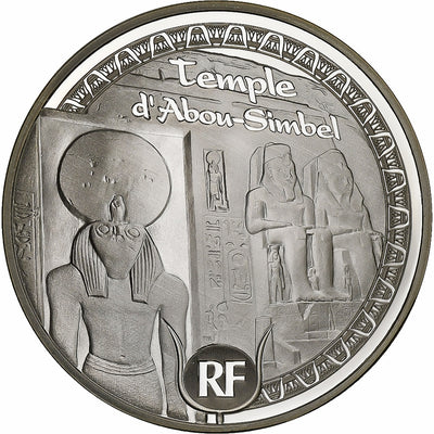 Francia, 
            
               10 Euro, 
            
               Temple d'Abou-Simbel