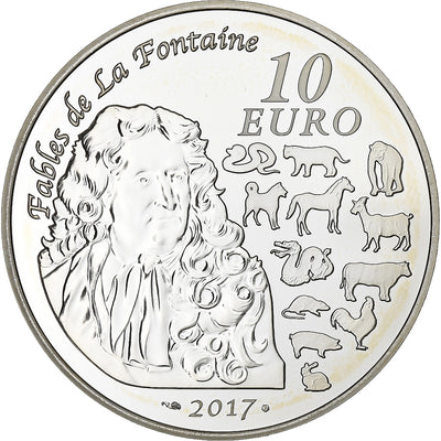 Francia, 
            
               10 Euro, 
            
               année du coq