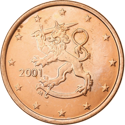 Finlandia, 
            
               5 Euro Cent, 
            
               2001