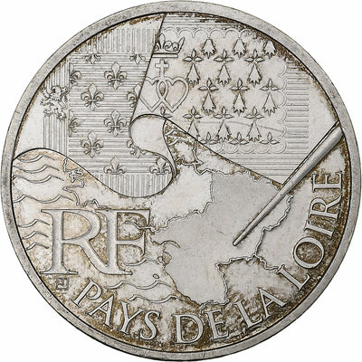 Francia, 
            
               10 Euro, 
            
               Pays de la Loire