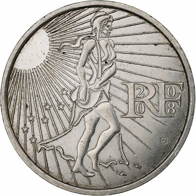 Francia, 
            
               15 Euro, 
            
               2008