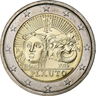 Italia, 
            
               2 Euro, 
            
               Plautus