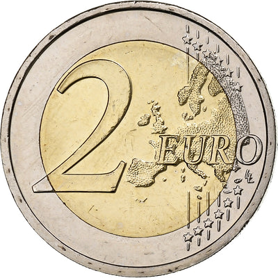 Slovacchia, 
            
               2 Euro, 
            
               European Union Flag