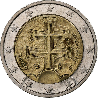 Slovacchia, 
            
               2 Euro, 
            
               Double Cross