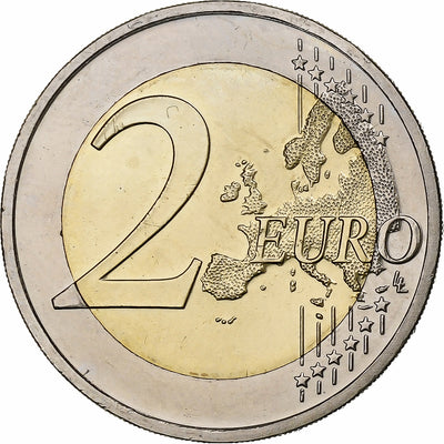 Lettonia, 
            
               2 Euro, 
            
               30 ans   Drapeau européen