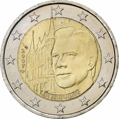 Lussemburgo, 
            
               2 Euro, 
            
               Henri I Palais Grand-Ducal