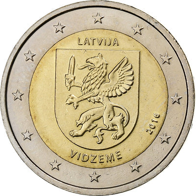 Lettonia, 
            
               2 Euro, 
            
               Vidzeme