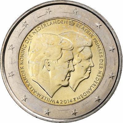 Paesi Bassi, 
            
               2 Euro, 
            
               Willem-Alexander Accession