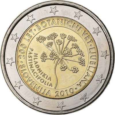 Slovenia, 
            
               2 Euro, 
            
               Ljubljana Botanical Garden