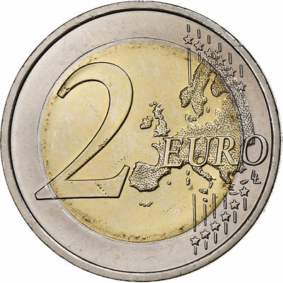 Portogallo, 
            
               2 Euro, 
            
               30 Years of European Union Flag