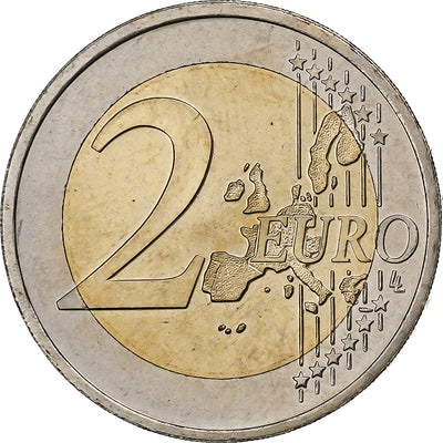 Austria, 
            
               2 Euro, 
            
               Austrian State Treaty