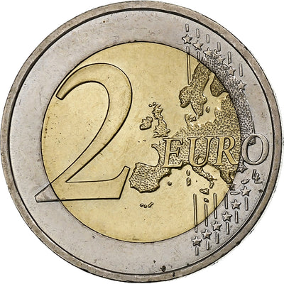 Francia, 
            
               2 Euro, 
            
               10 Years of EMU