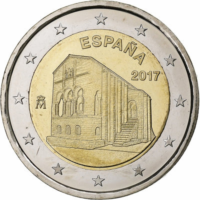 Spagna, 
            
               2 Euro, 
            
               Churches of the Kingdom of Asturias