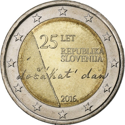 Slovenia, 
            
               2 Euro, 
            
               Independence