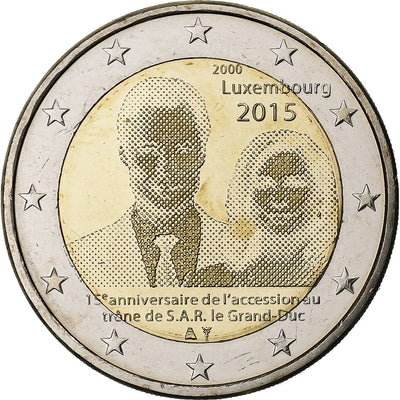 Lussemburgo, 
            
               2 Euro, 
            
               Henri I Accession