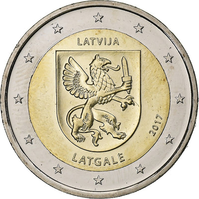 Lituania, 
            
               2 Euro, 
            
               Latgale