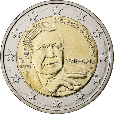 Germania, 
            
               2 Euro, 
            
               Helmut Schmidt