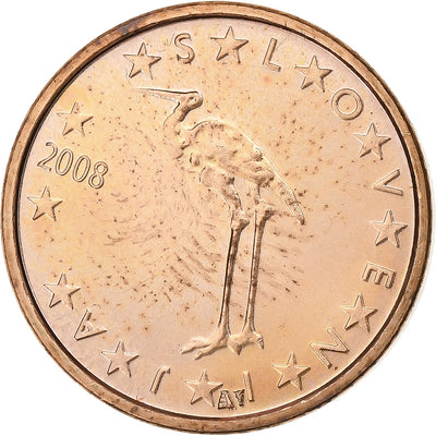 Slovenia, 
            
               Euro Cent, 
            
               2008