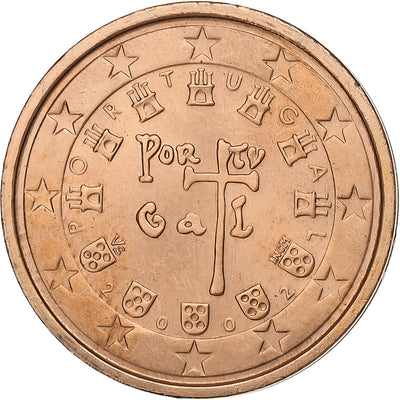 Portogallo, 
            
               2 Euro Cent, 
            
               2002