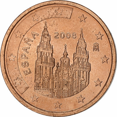 Spagna, 
            
               2 Euro Cent, 
            
               2008