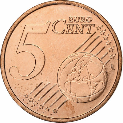 Slovenia, 
            
               5 Euro Cent, 
            
               2008