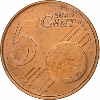 Paesi Bassi, 
            
               5 Euro Cent, 
            
               1999