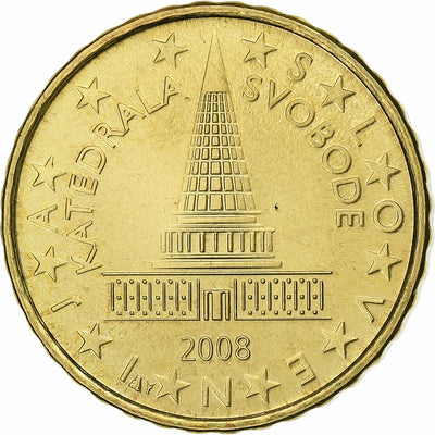 Slovenia, 
            
               10 Euro Cent, 
            
               2008