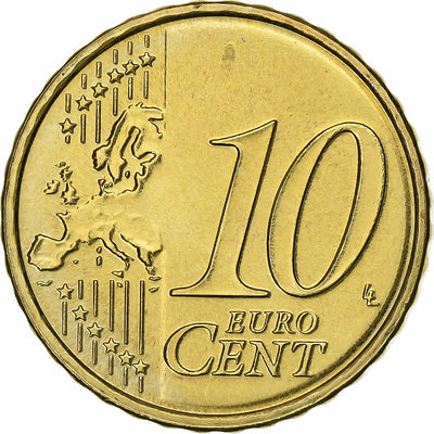 Slovenia, 
            
               10 Euro Cent, 
            
               2008