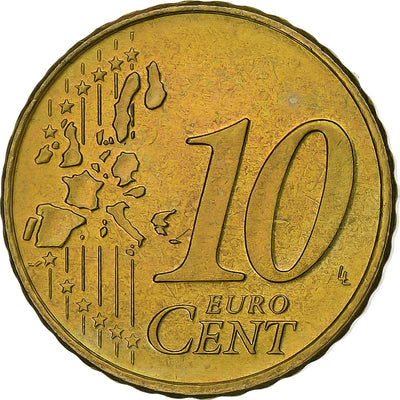 Paesi Bassi, 
            
               10 Euro Cent, 
            
               2001