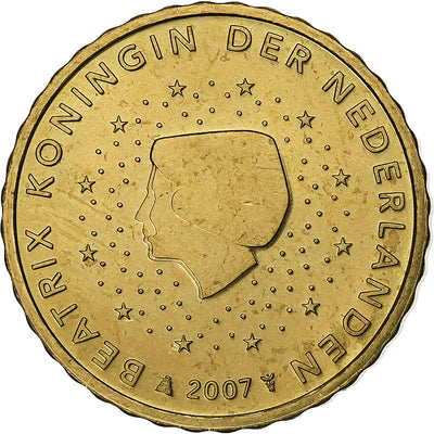 Paesi Bassi, 
            
               10 Euro Cent, 
            
               2007