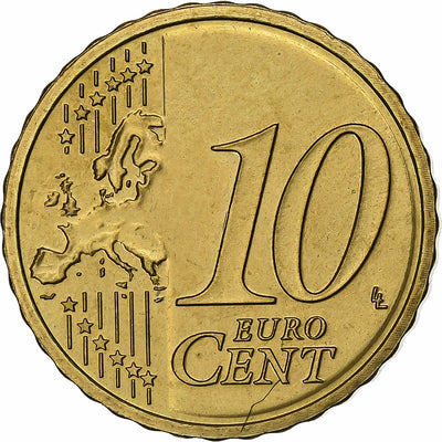 Paesi Bassi, 
            
               10 Euro Cent, 
            
               2007